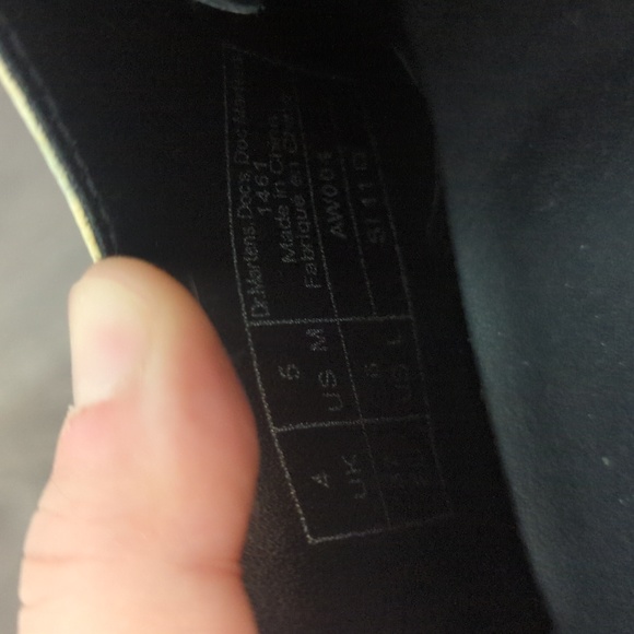 RARE Dr. Martens Museum Di Antonio Size 6 - Picture 5 of 5